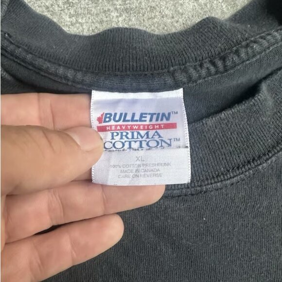 Vintage Molson Canadian Maple Leaf Men’s XL Black Beer T Shirt - Picture 3 of 3